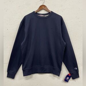 NWT Champion Powerblend Crewneck Sweatshirt, Size M, Navy